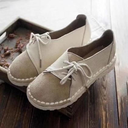 Women Casual Round Toe Strap Peas Shoes 46521506s